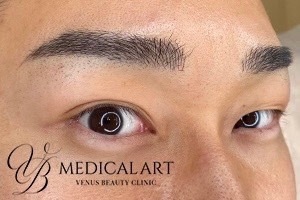 男性20代眉アートアフター